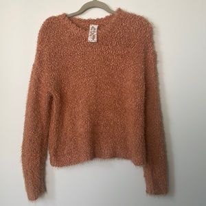 Sadie and Sage Burnt Orange knit Sweater Medium